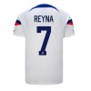 Forente Stater Giovanni Reyna #7 Hjemmedrakt VM 2022 Kortermet